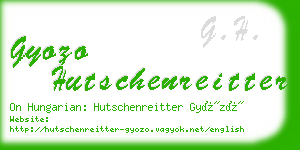 gyozo hutschenreitter business card